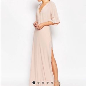 ASOS Kimono plunge maxi dress